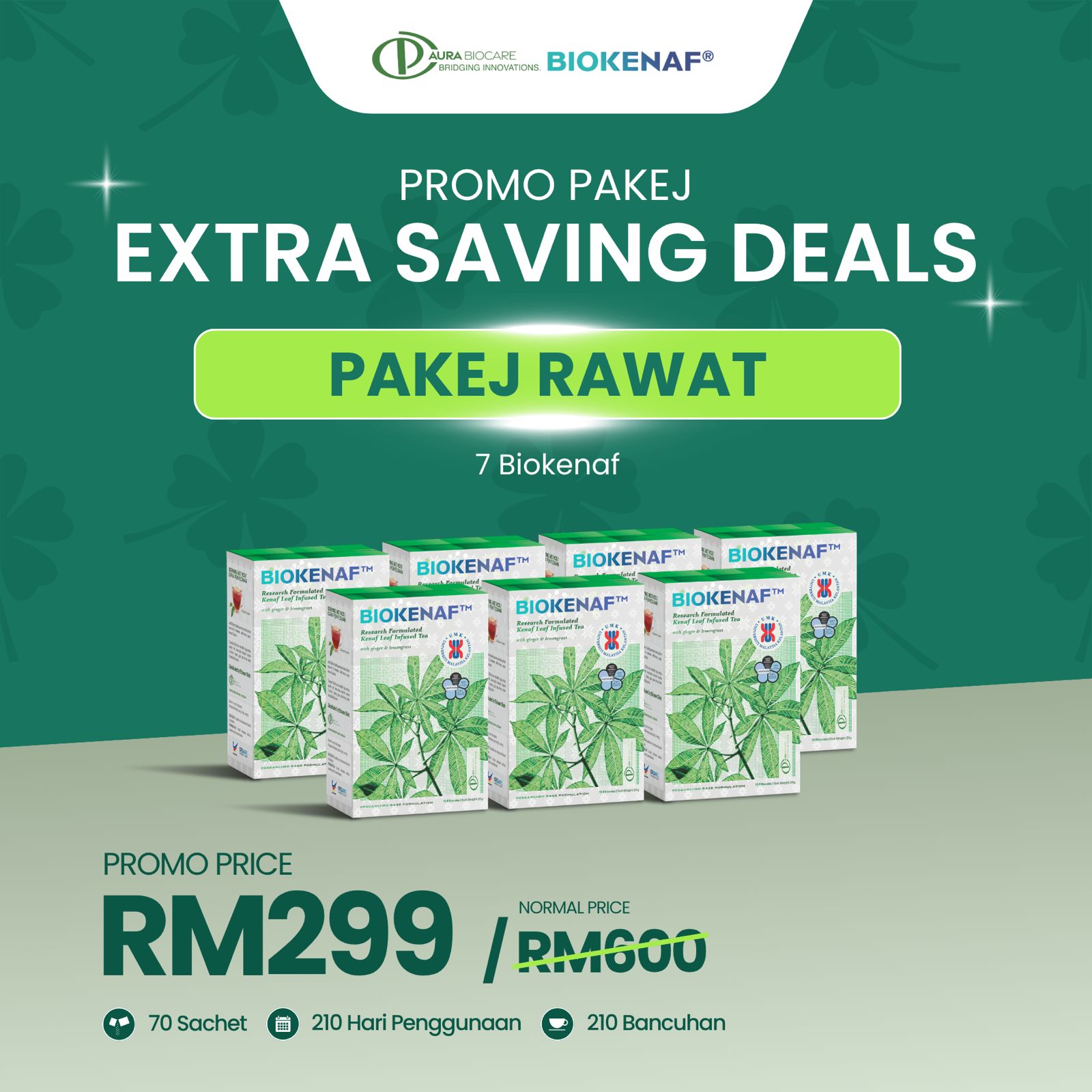 Pakej Rawat — 7 Biokenaf